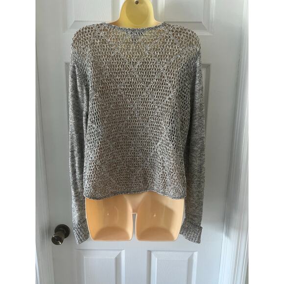 Christopher Banks- Grey Sweater Pullover Womens Petite Size Large - Picture 2 of 8